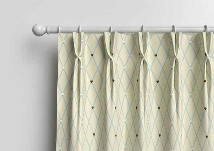 Puddle Down, Trellis Shell - Made to Measure Curtains - Image 10